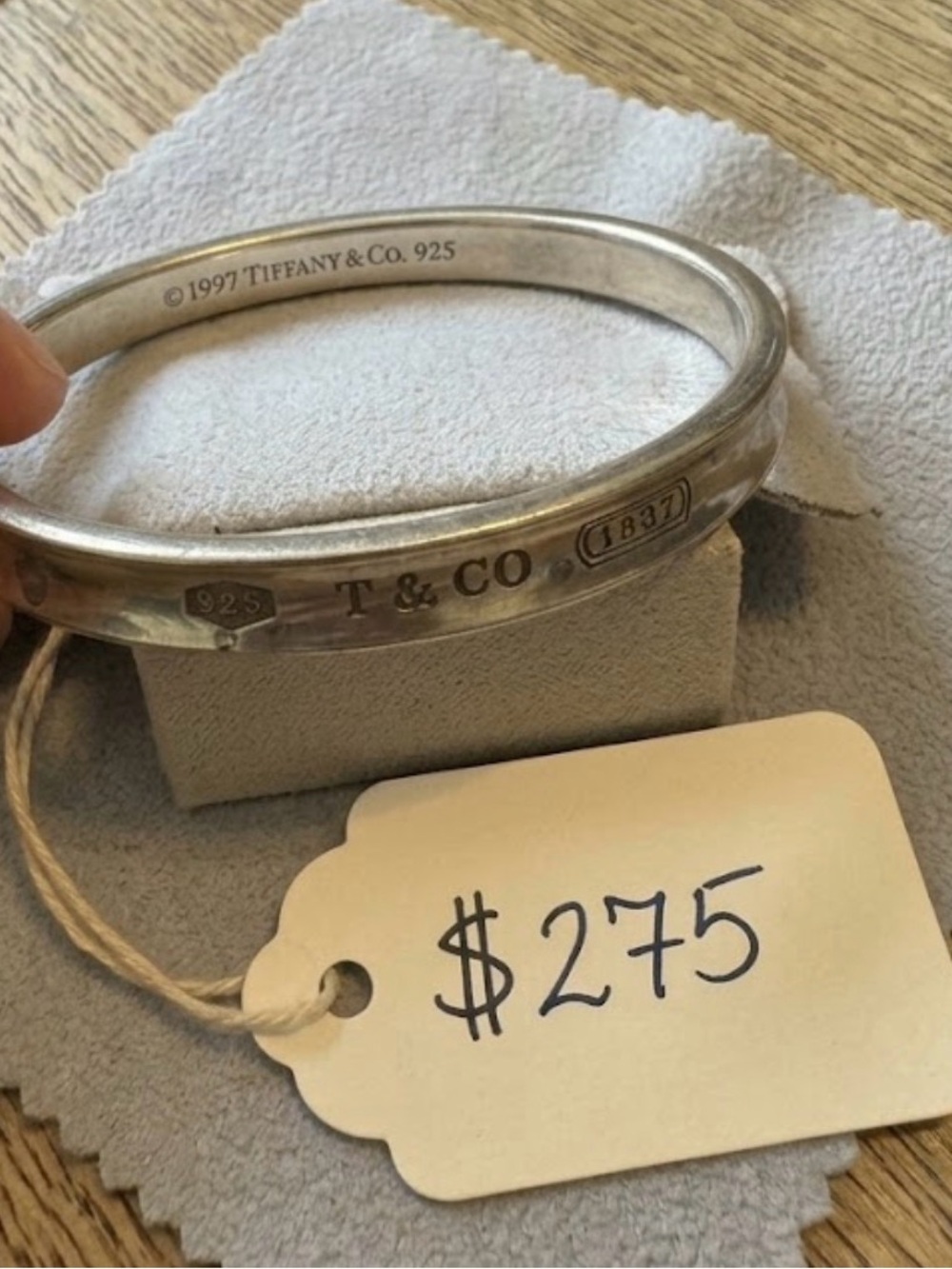 Tiffany & Co. Sterling Silver Men's Bangle - Silver